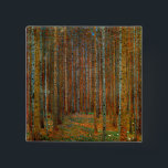 Gustav Klimt - Tannenwald Pine Forest 15 Cm Square Badge<br><div class="desc">Fir Forest / Tannenwald Pine Forest - Gustav Klimt,  Oil on Canvas,  1902</div>
