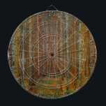 Gustav Klimt - Tannenwald Pine Forest Dartboard<br><div class="desc">Fir Forest / Tannenwald Pine Forest - Gustav Klimt,  Oil on Canvas,  1902</div>