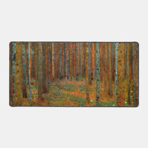 Gustav Klimt - Tannenwald Pine Forest Desk Mat