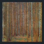 Gustav Klimt - Tannenwald Pine Forest Faux Canvas Print<br><div class="desc">Fir Forest / Tannenwald Pine Forest - Gustav Klimt,  Oil on Canvas,  1902</div>