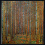 Gustav Klimt - Tannenwald Pine Forest Napkin<br><div class="desc">Fir Forest / Tannenwald Pine Forest - Gustav Klimt,  Oil on Canvas,  1902</div>