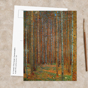 Gustav Klimt - Tannenwald Pine Forest Postcard