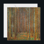Gustav Klimt - Tannenwald Pine Forest Thank You Card<br><div class="desc">Fir Forest / Tannenwald Pine Forest - Gustav Klimt,  Oil on Canvas,  1902</div>