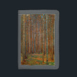 Gustav Klimt - Tannenwald Pine Forest Trifold Wallet<br><div class="desc">Fir Forest / Tannenwald Pine Forest - Gustav Klimt,  Oil on Canvas,  1902</div>