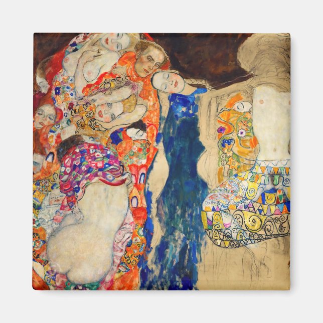Gustav Klimt - The Bride (unfinished) Magnet (Front)