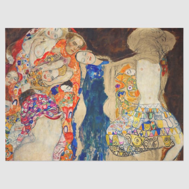 Gustav Klimt - The Bride (unfinished) Tissue Paper (Front)