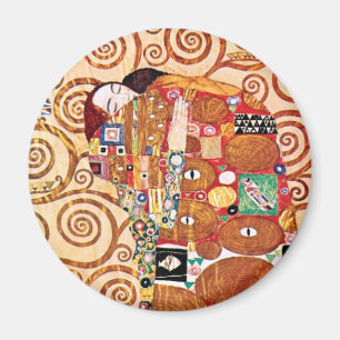 Gustav Klimt - The Embrace - Fine Art Painting Magnet