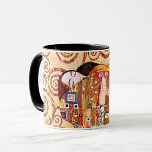 Gustav Klimt - The Embrace - Fine Art Painting Mug