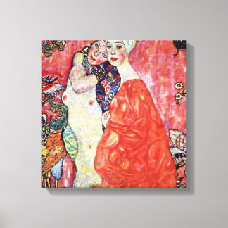 Gustav Klimt - The girlfriends Canvas Print
