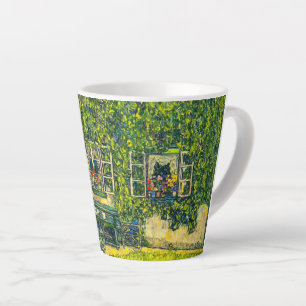 Gustav Klimt The House of Guardaboschi Latte Mug