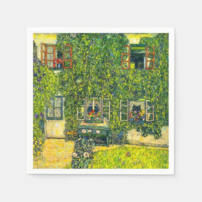 Gustav Klimt The House of Guardaboschi Napkin (Front)