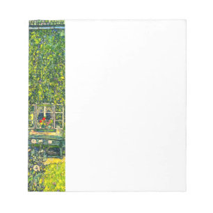 Gustav Klimt The House of Guardaboschi Notepad
