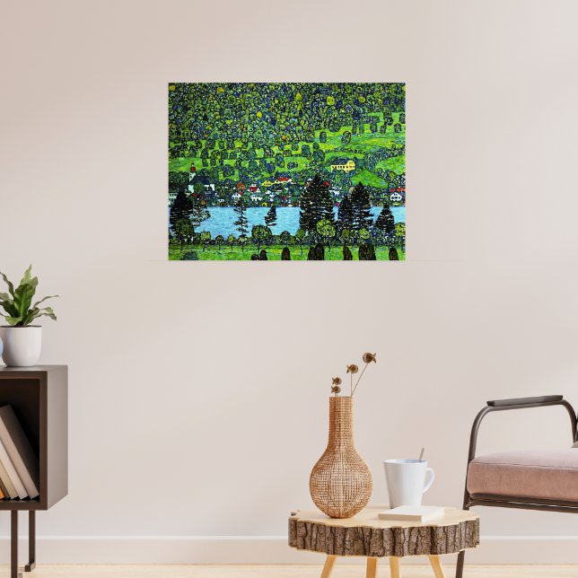 Gustav Klimt - The House of Guardaboschi Poster (Living Room 3)