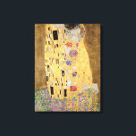 Gustav Klimt | The Kiss, 1907-08 Canvas Print<br><div class="desc">The Kiss,  1907-08 | by Gustav Klimt | Art Location: Osterreichische Galerie Belvedere,  Vienna,  Austria | Austrian Artist | Image Collection Number: XAM601</div>
