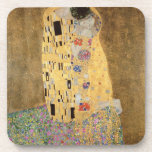 Gustav Klimt | The Kiss, 1907-08 Coaster<br><div class="desc">The Kiss,  1907-08 | by Gustav Klimt | Art Location: Osterreichische Galerie Belvedere,  Vienna,  Austria | Austrian Artist | Image Collection Number: XAM601</div>