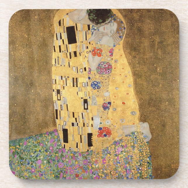 Gustav Klimt | The Kiss, 1907-08 Coaster (Front)