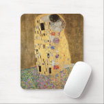 Gustav Klimt | The Kiss, 1907-08 Mouse Pad<br><div class="desc">The Kiss, 1907-08 | by Gustav Klimt | Art Location: Osterreichische Galerie Belvedere, Vienna, Austria | Austrian Artist | Image Collection Number: XAM601</div>