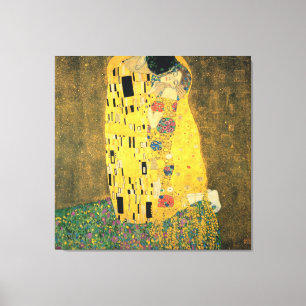 GUSTAV KLIMT - The kiss 1907 Canvas Print