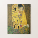 GUSTAV KLIMT - The kiss 1907 Jigsaw Puzzle<br><div class="desc">GUSTAV KLIMT - The kiss 1907
Oil and gold foil on canvas</div>