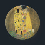 GUSTAV KLIMT - The kiss 1907 Paper Plate<br><div class="desc">GUSTAV KLIMT - The kiss 1907
Oil and gold foil on canvas</div>