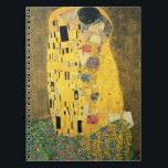 GUSTAV KLIMT - The kiss 1907 Spiral Notebook<br><div class="desc">GUSTAV KLIMT - The kiss 1907
Oil and gold foil on canvas</div>