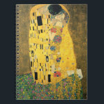 GUSTAV KLIMT - The kiss 1907 Spiral Notebook<br><div class="desc">GUSTAV KLIMT - The kiss 1907
Oil and gold foil on canvas</div>