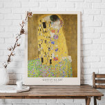 Gustav Klimt the Kiss Art Exhibition Poster Print<br><div class="desc">Gustav Klimt the Kiss Art Exhibition Poster Print</div>