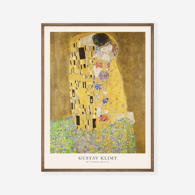 Gustav Klimt the Kiss Art Exhibition Poster Print (Creator Uploaded)