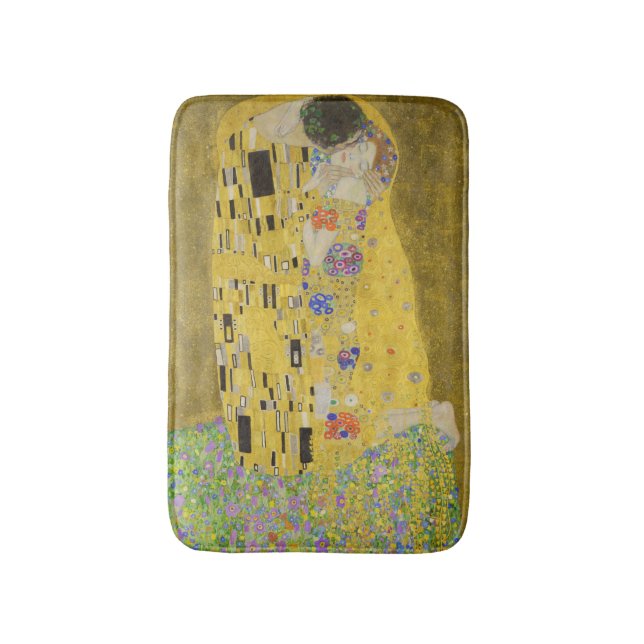 Gustav Klimt - The Kiss Bath Mat (Front Vertical)