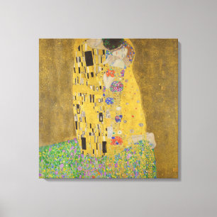 Gustav Klimt The Kiss Canvas Print