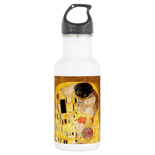 Gustav Klimt The Kiss Classic Painting 532 Ml Water Bottle (Front)