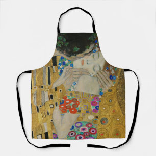 Gustav Klimt The Kiss Classic Painting Apron