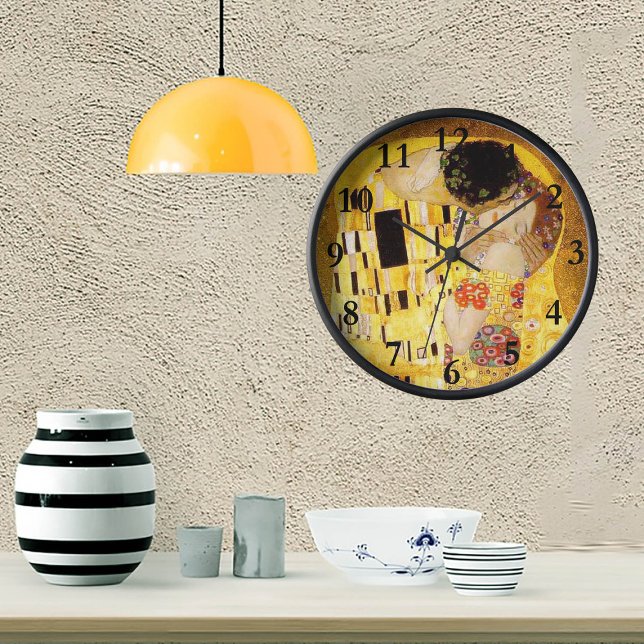 Gustav Klimt The Kiss Classic Painting Clock (Creator Uploaded)