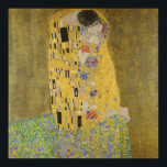 Gustav Klimt The Kiss Classic Painting Poster<br><div class="desc">Gustav Klimt's "The Kiss" is undoubtedly one of the most iconic and revered paintings of the early 20th century, epitomising the Art Nouveau movement with its intricate details and gold leaf accents. The artwork depicts a loving couple, a man and a woman, locked in a tender kiss against a backdrop...</div>