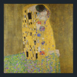 Gustav Klimt The Kiss Classic Painting Poster<br><div class="desc">Gustav Klimt's "The Kiss" is undoubtedly one of the most iconic and revered paintings of the early 20th century, epitomising the Art Nouveau movement with its intricate details and gold leaf accents. The artwork depicts a loving couple, a man and a woman, locked in a tender kiss against a backdrop...</div>