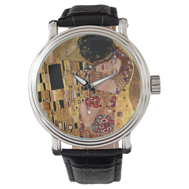 Gustav Klimt: The Kiss (Detail) Watch (Front)
