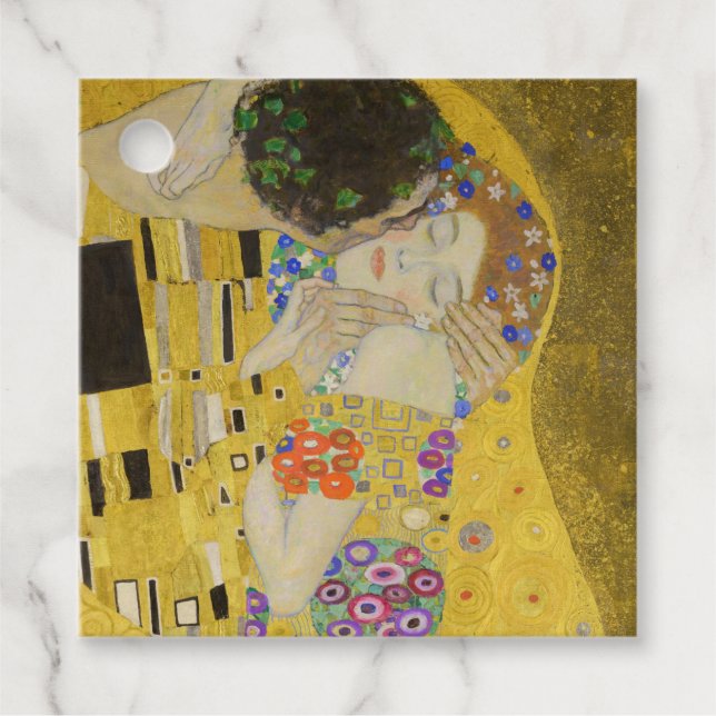 Gustav Klimt - The Kiss Favour Tags (Front)