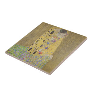 Gustav Klimt The Kiss Fine Art Ceramic Tile