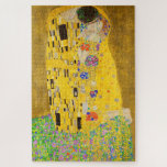 Gustav Klimt The Kiss Fine Art Jigsaw Puzzle<br><div class="desc">Gustav Klimt The Kiss Fine Art Jigsaw Puzzle.</div>