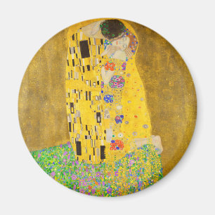 Gustav Klimt The Kiss Fine Art Magnet
