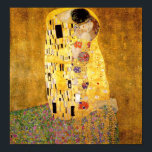 Gustav Klimt The Kiss Fine Art Poster<br><div class="desc">This fine art poster has the painting "The Kiss" on it by Gustav Klimt.</div>
