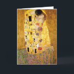 Gustav Klimt The Kiss Greeting Card<br><div class="desc">Gustav Klimt The Kiss greeting card. Artwork oil paint on canvas from 1907-1908. The Kiss is Gustav Klimt’s best-known painting,  a beautiful work representing the height of his golden period. A perfect gift for lovers of Austrian symbolism,  Gustav Klimt,  and fine art.</div>