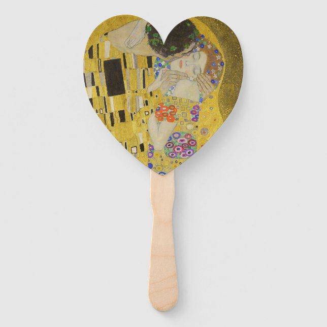 Gustav Klimt - The Kiss Hand Fan (Front)