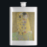 Gustav Klimt - The Kiss Hip Flask<br><div class="desc">The Kiss / Der Kuss - Gustav Klimt in 1907-1908</div>