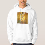 Gustav Klimt The Kiss Hoodie<br><div class="desc">Gustav Klimt The Kiss hoodie. Artwork oil paint on canvas from 1907-1908. The Kiss is Gustav Klimt’s best-known painting,  a beautiful work representing the height of his golden period. A perfect gift for lovers of Austrian symbolism,  Gustav Klimt,  and fine art.</div>