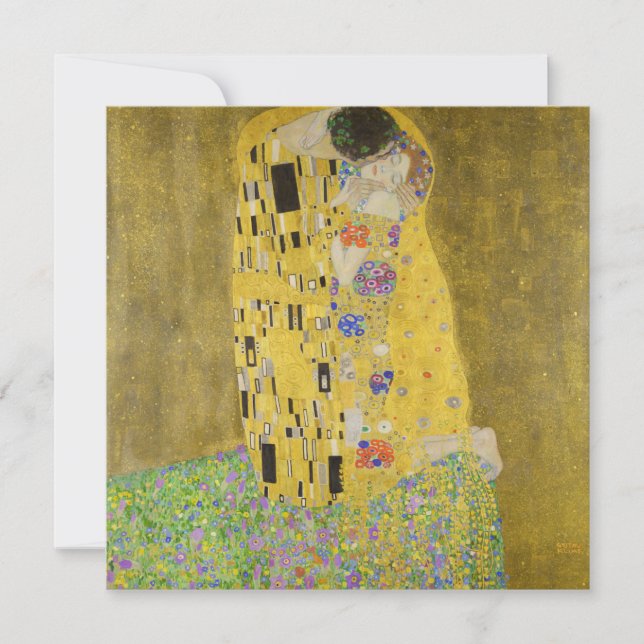 Gustav Klimt - The Kiss Invitation (Front)