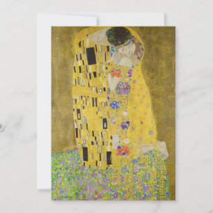 Gustav Klimt - The Kiss Invitation