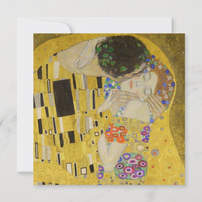 Gustav Klimt - The Kiss Invitation (Front)