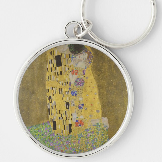 Gustav Klimt The Kiss Key Ring (Front)