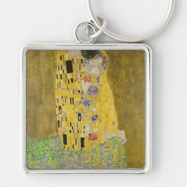Gustav Klimt - The Kiss Key Ring (Front)